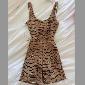 NWT - WeWoreWhat Tiger Print Romper